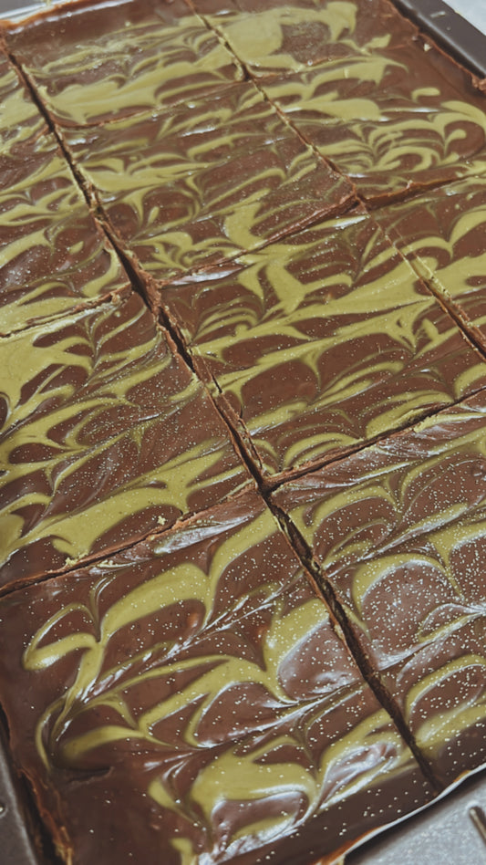 Dubai Kunafe brownie